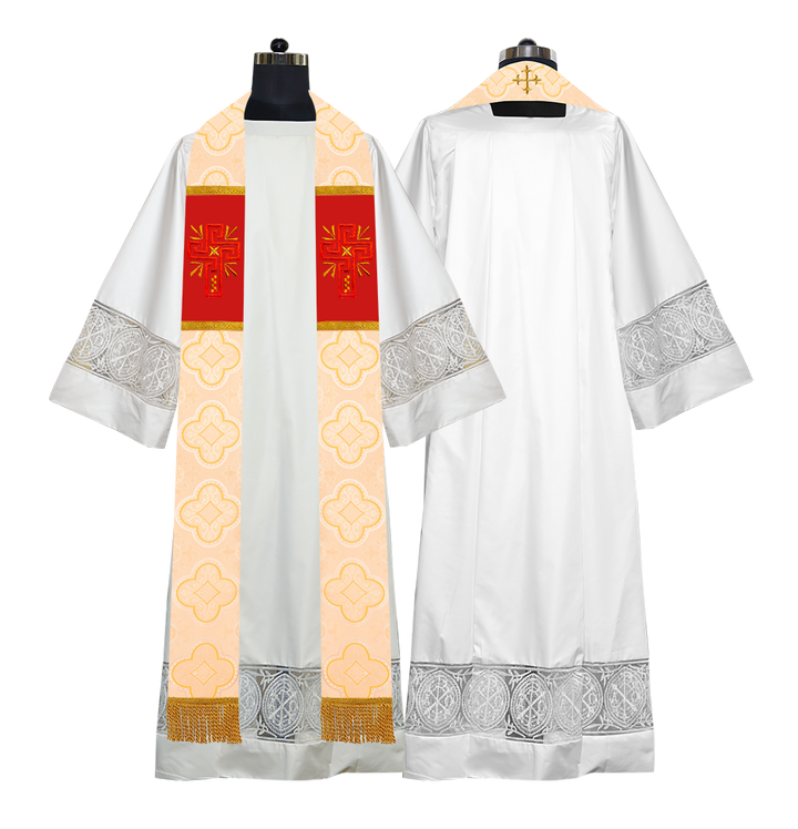 Clergy stole - Solemn cross motif