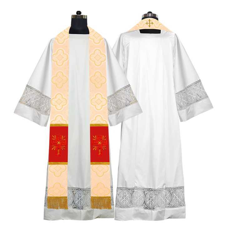 Pious Clergy stole - Cross motif