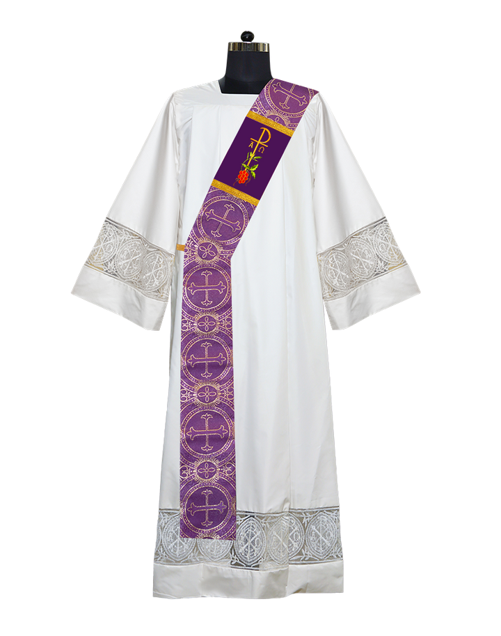 Deacon Stole with Grapes Designs