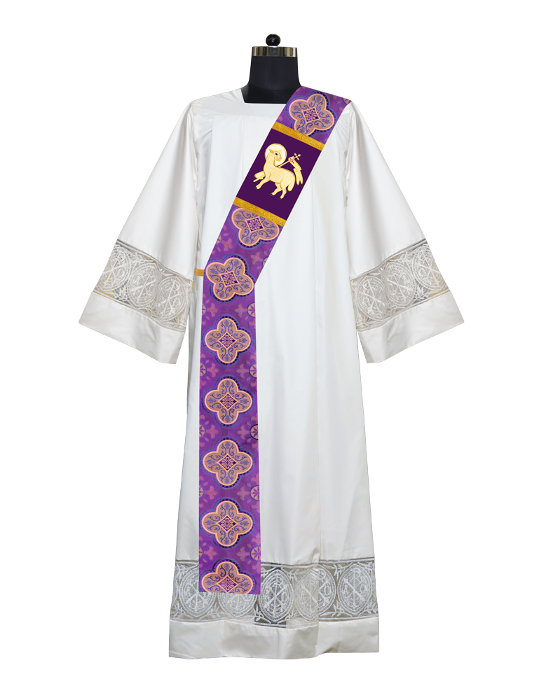 Deacon Stole with Spiritual Motif