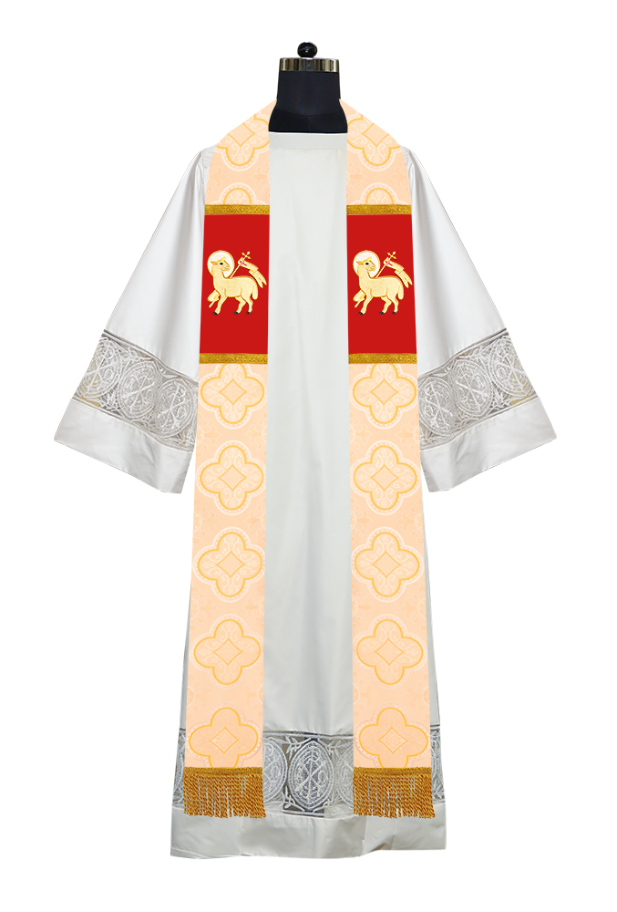 Blissful clergy stole
