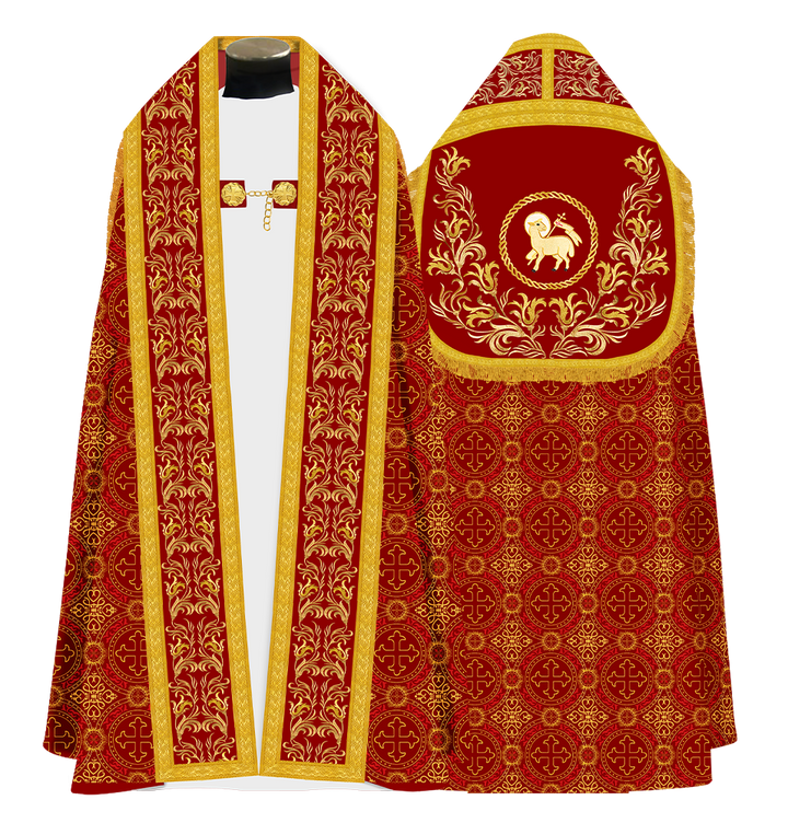 Roman Cope Vestment with Adorned Orphery