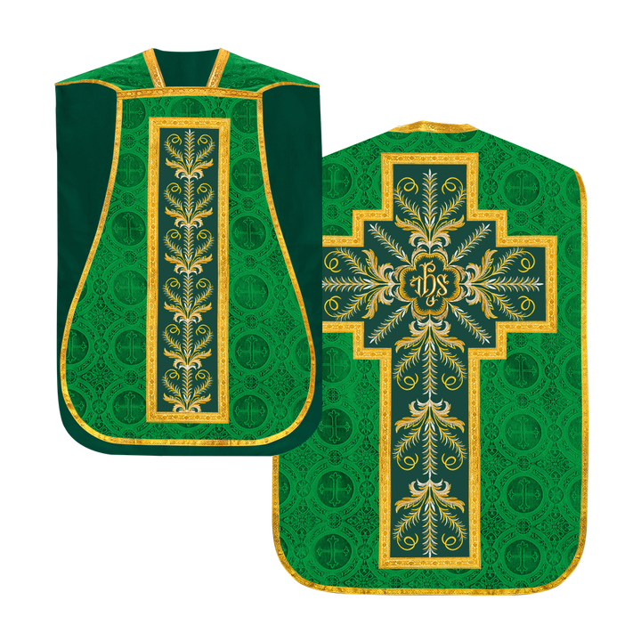 Chasuble Roman Fiddleback Vestment - Sanctus Collection