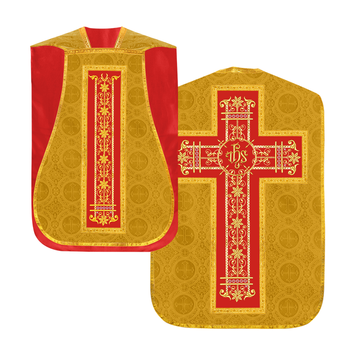 Roman embroidered chasuble vestment - Contemporary collection