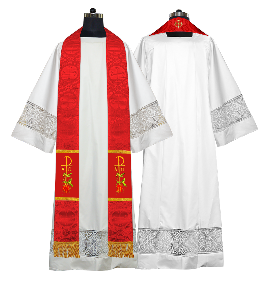 Clergy stoles - Motif with grapes