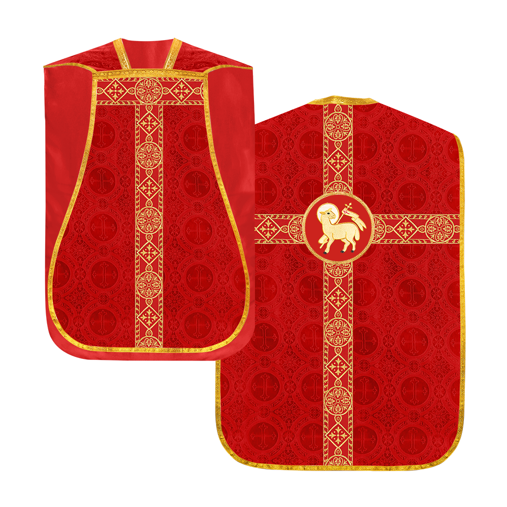 Embroidered Roman Chasuble Vestment
