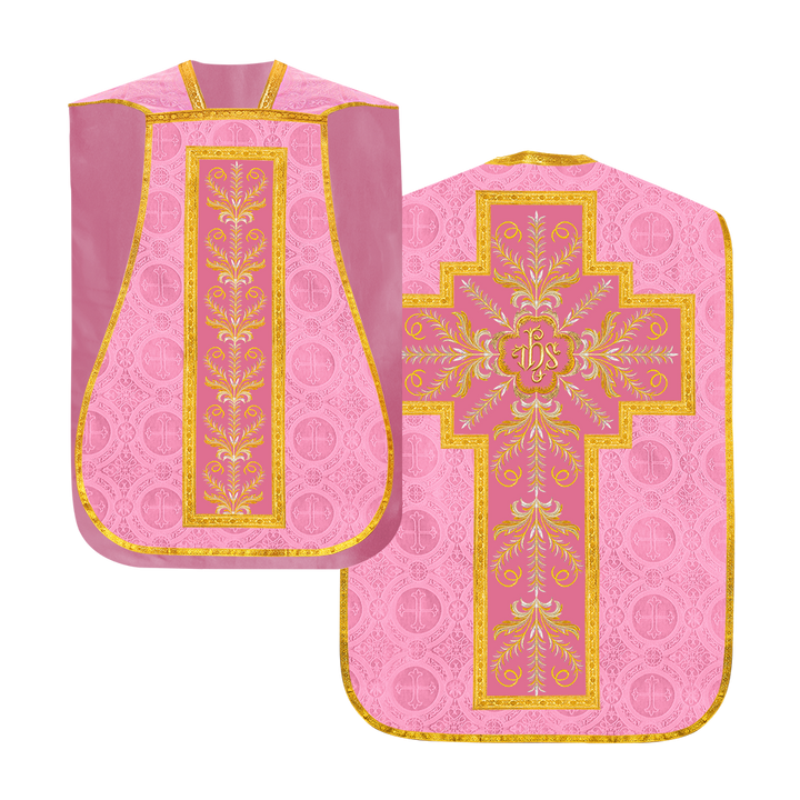 Chasuble Roman Fiddleback Vestment - Sanctus Collection