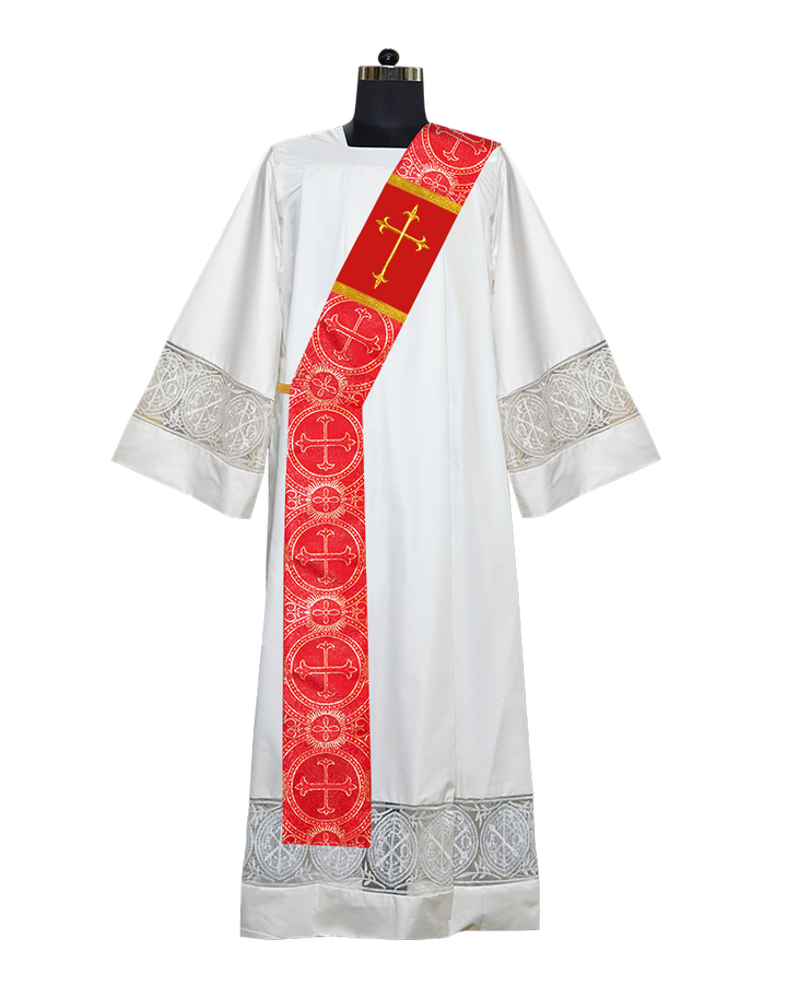 Deacon Stole with Cross Motif