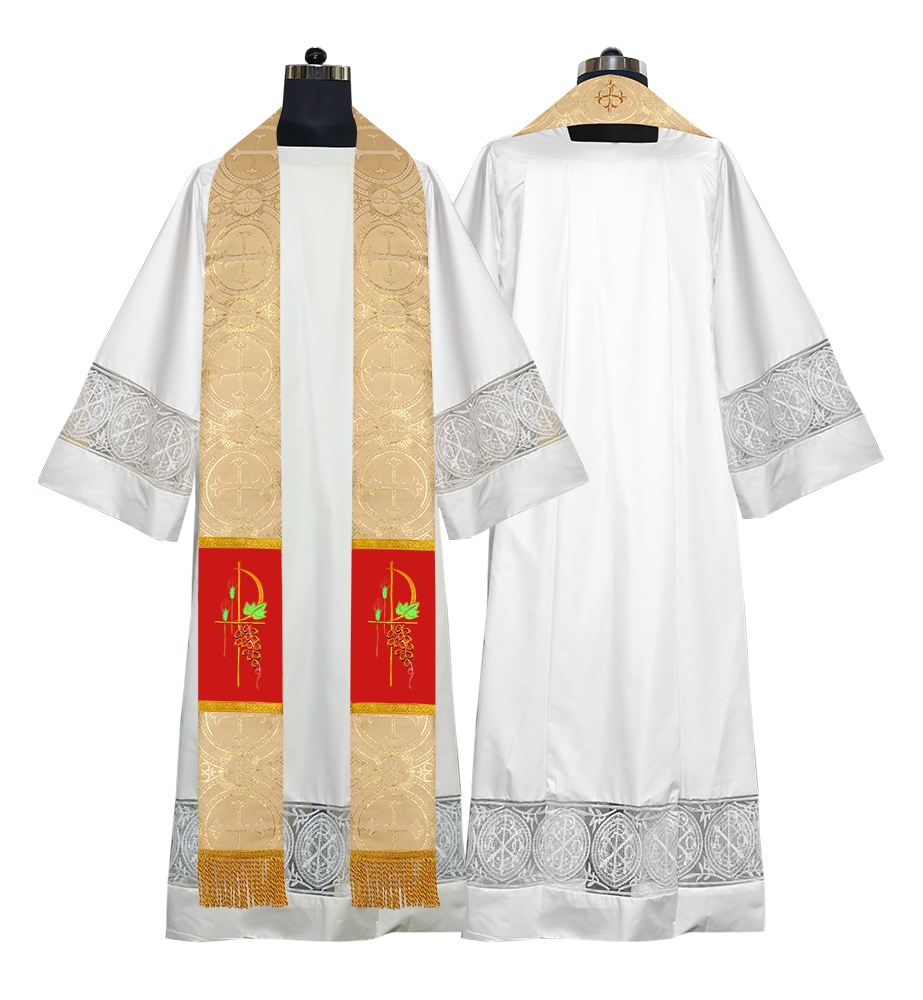Clergy stoles - Motif with grapes