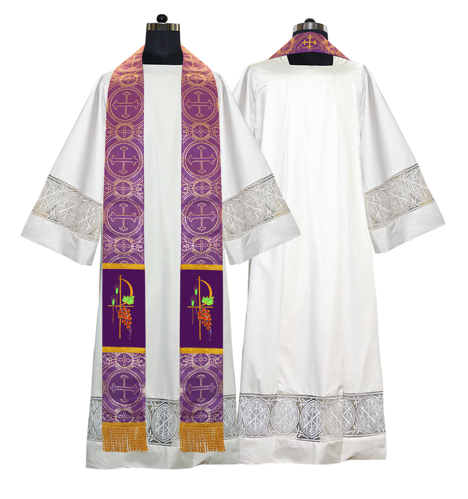 Clergy stoles - Motif with grapes