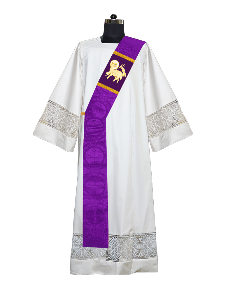 Deacon Stole with Spiritual Motif