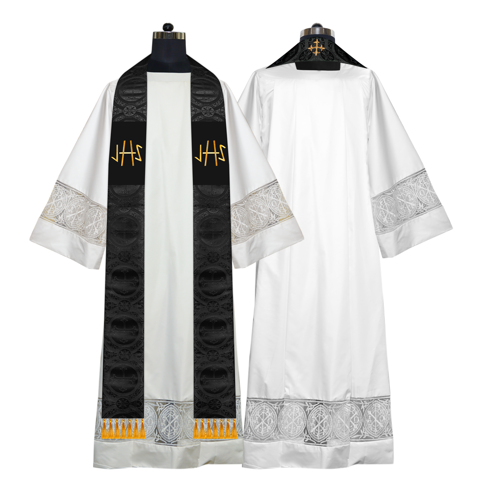 Embroidered Priest Stole with Motif