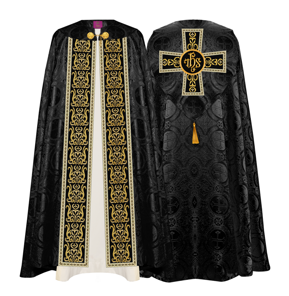 GOTHIC COPE VESTMENTS WITH ADORNED ORPHREY