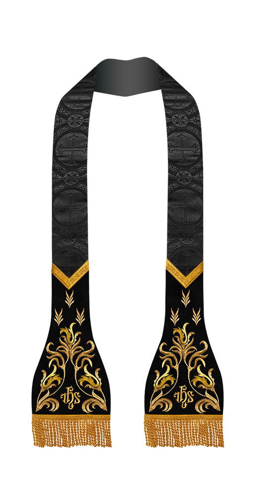 Lustrous Roman Stole Vestments - Cathedral collection