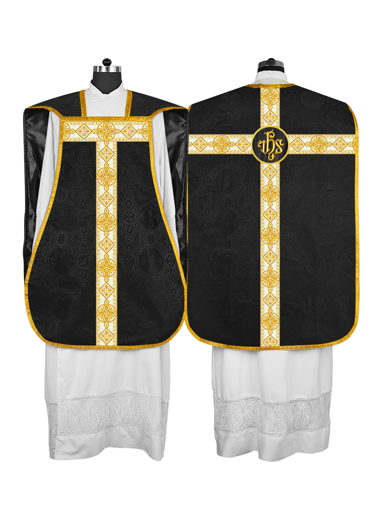 Fiddleback Vestment adorned with lace