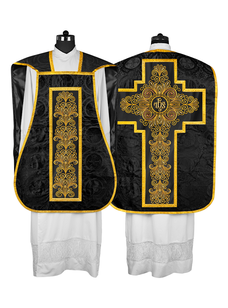 Traditional Roman chasuble vestment - Flourish collection