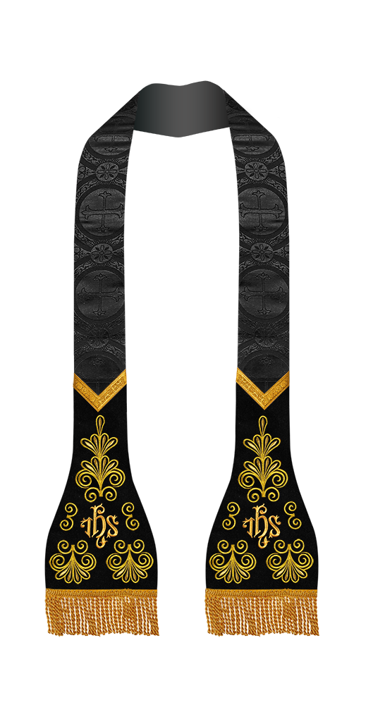 Roman stole with golden embroidery - Flourish collection