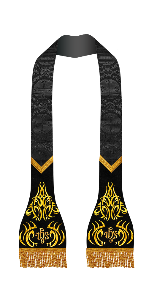 Roman stole with golden embroidery - Angelic collection