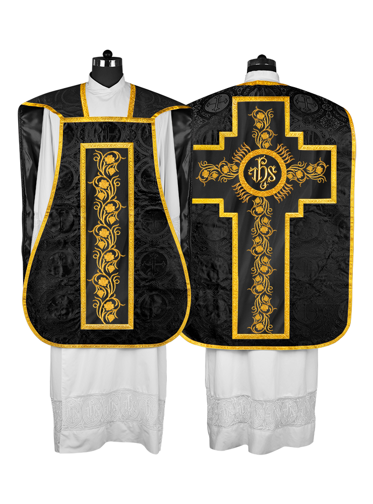 Catholic fiddleback chasuble vestment - Grapes collection