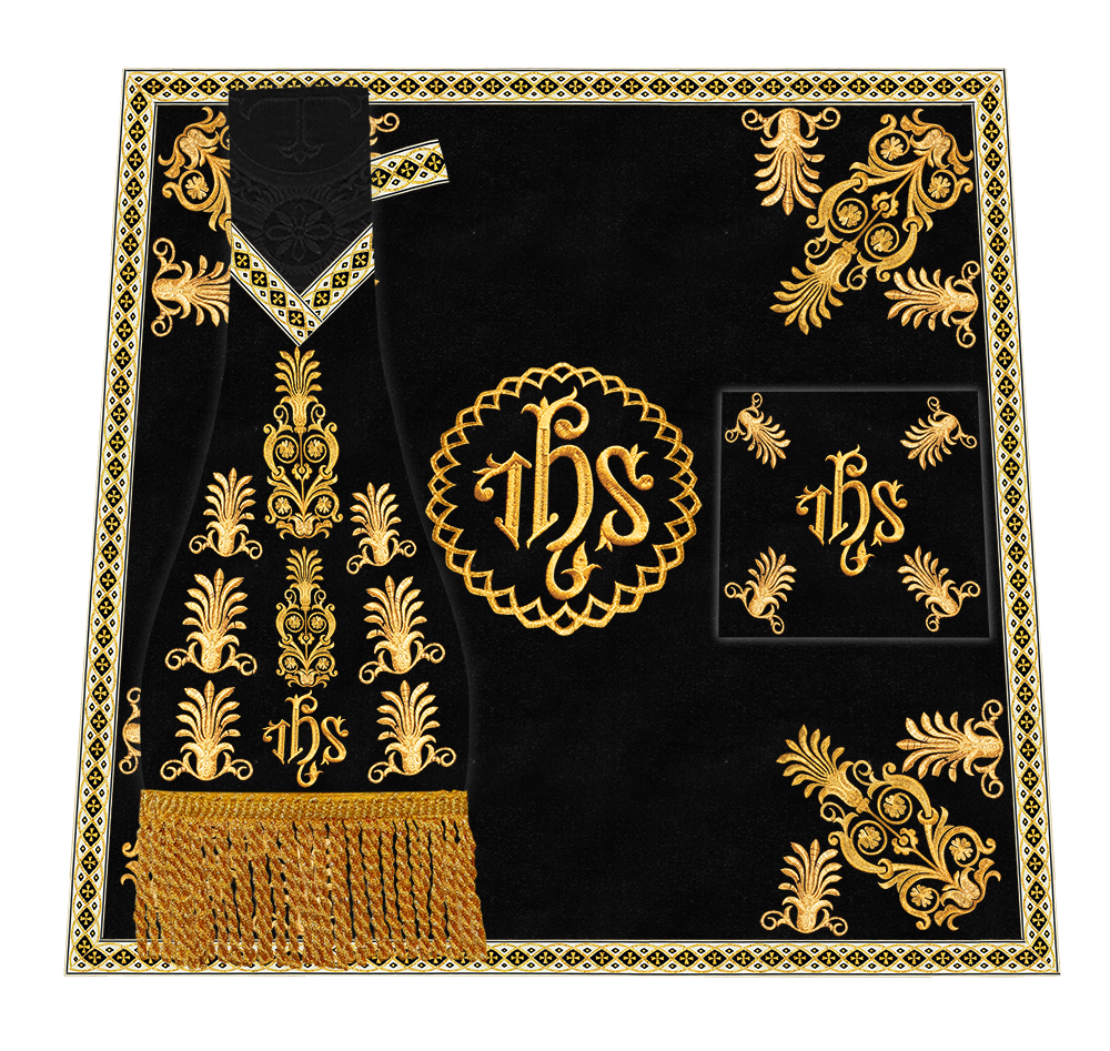 Embroidered Motif and Trims Mass Set