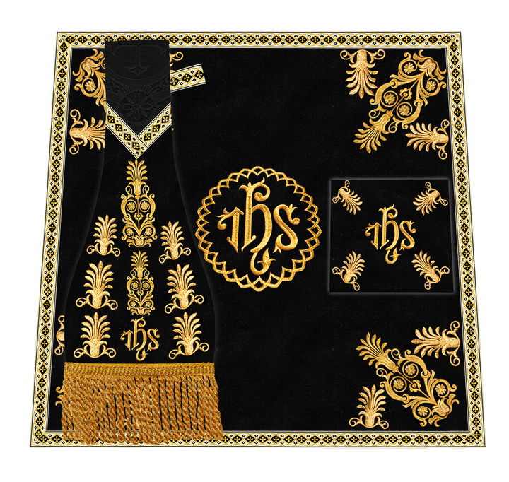 Embroidered Motif and Trims Mass Set