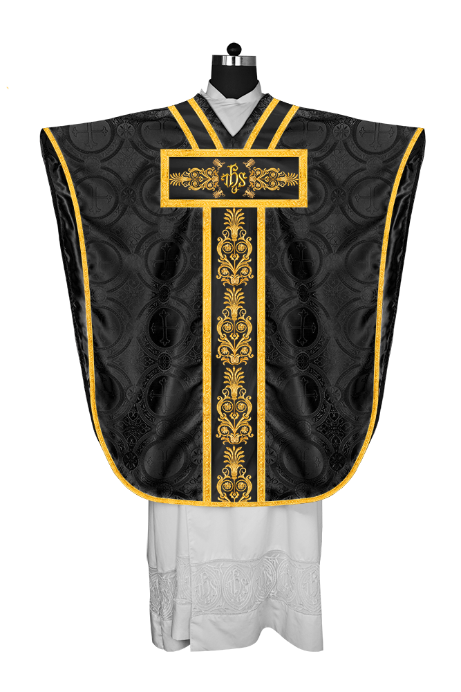 BORROMEAN CHASUBLE WITH ADORNED ORPHREY