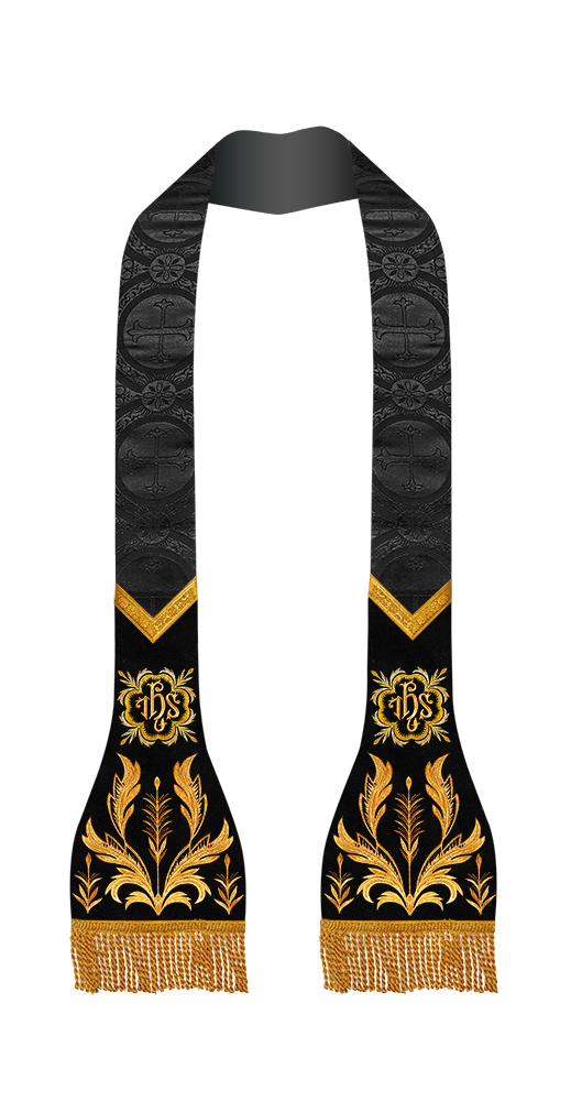 Elegant Roman stole - Sanctus collection