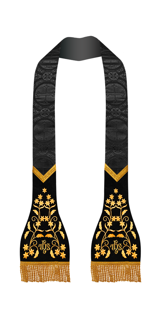 Solemn Roman Stole Vestments - Floral collection