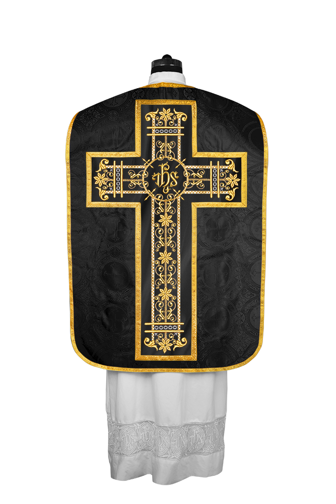 Roman embroidered chasuble vestment - Contemporary collection