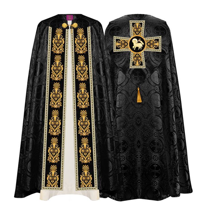 GOTHIC COPE WITH EMBROIDERED MOTIFS