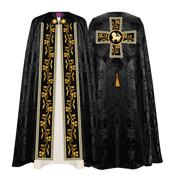 GOTHIC COPE VESTMENTS ORNATED WITH FLORAL DESIGN