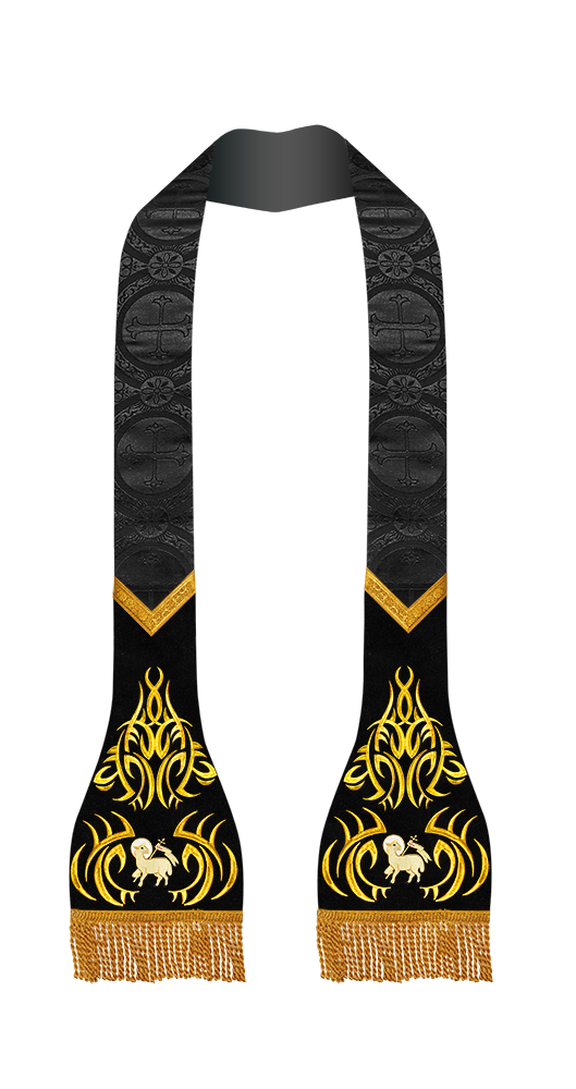 Roman stole with golden embroidery - Angelic collection