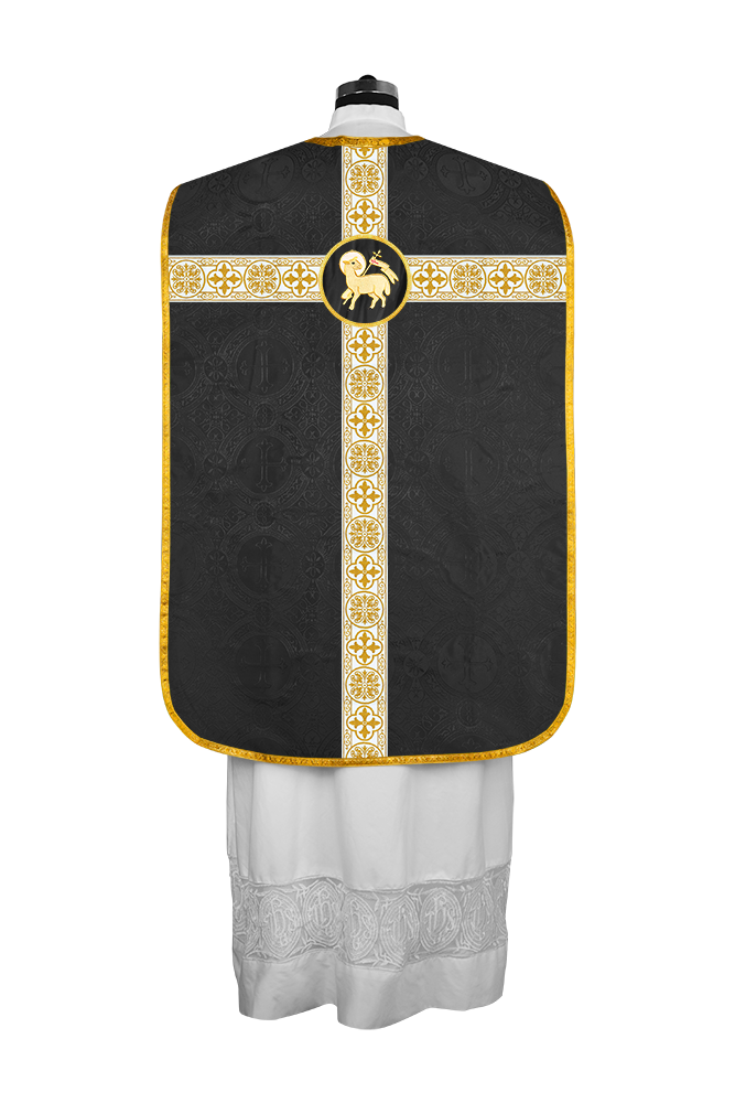 Fiddleback Vestment adorned with lace