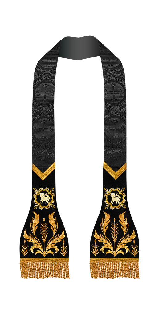 Elegant Roman stole - Sanctus collection