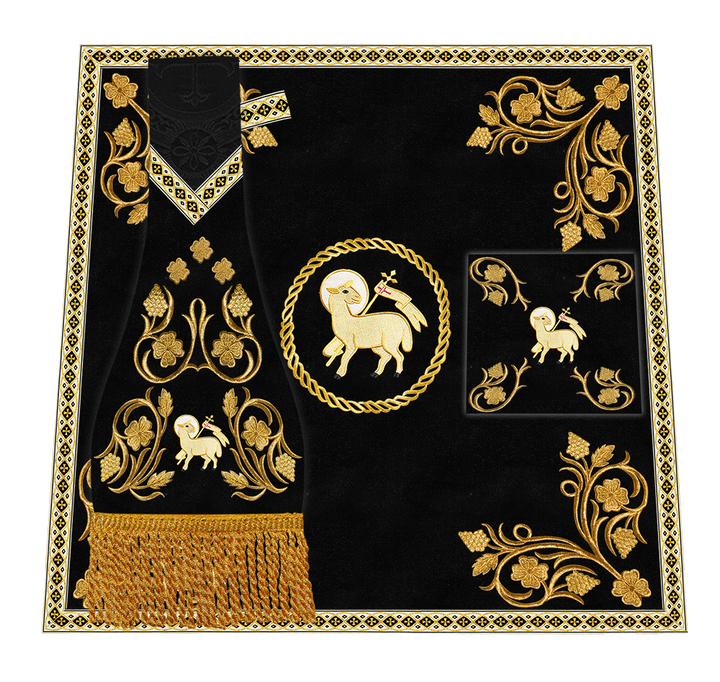 Grapes Embroidery Mass set with Motif