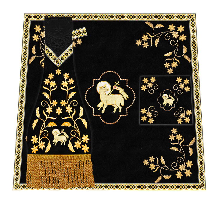 Floral Embroidery Spiritual Mass Set