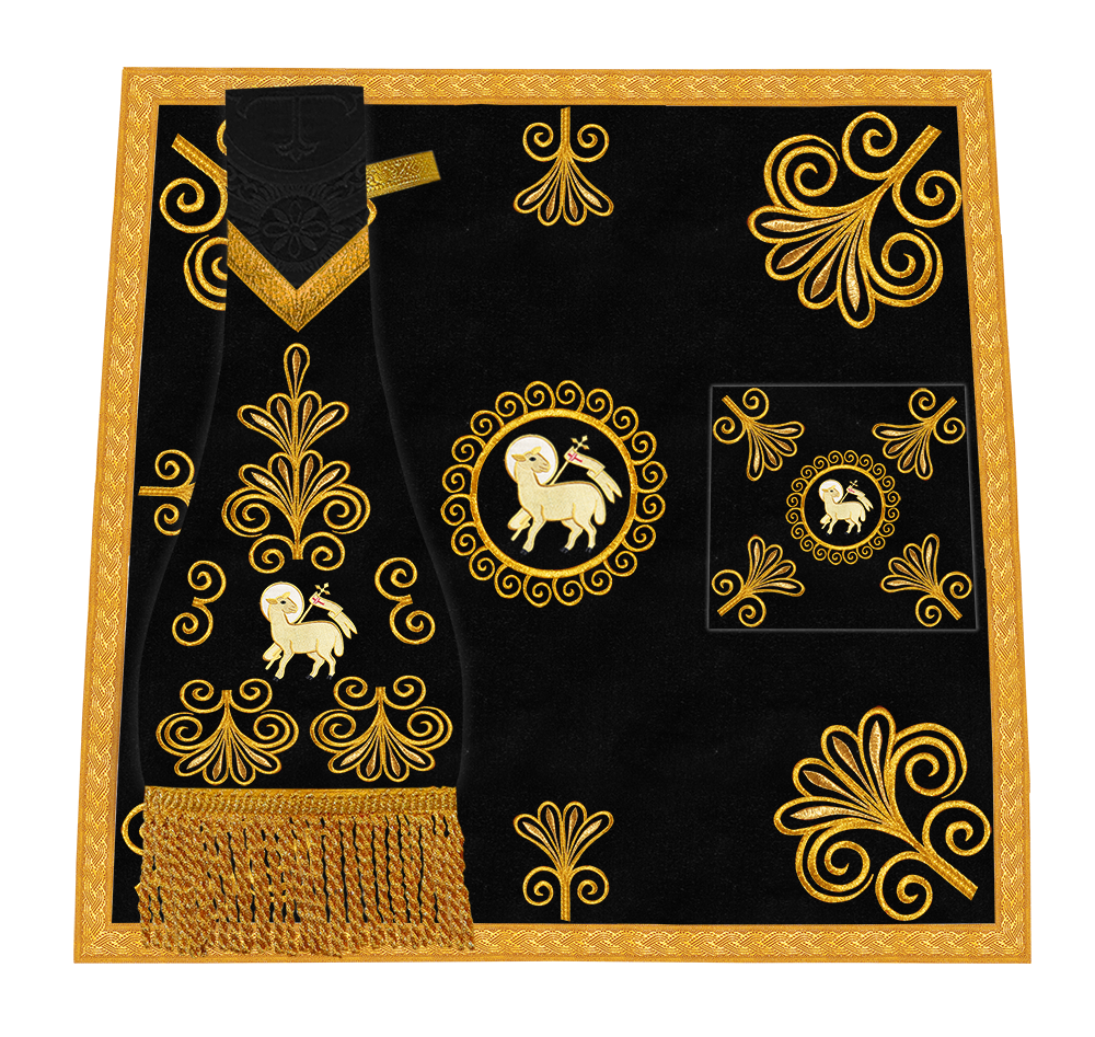 Elegant mass set with rich embroidery - Flourish collection