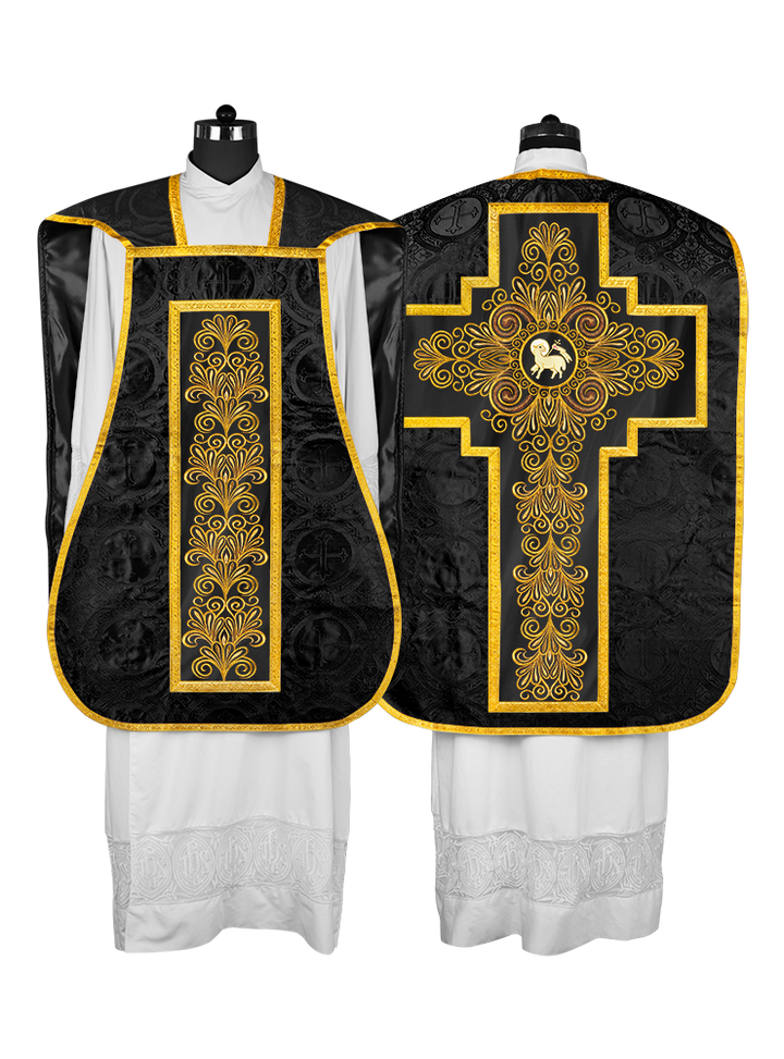 Traditional Roman chasuble vestment - Flourish collection