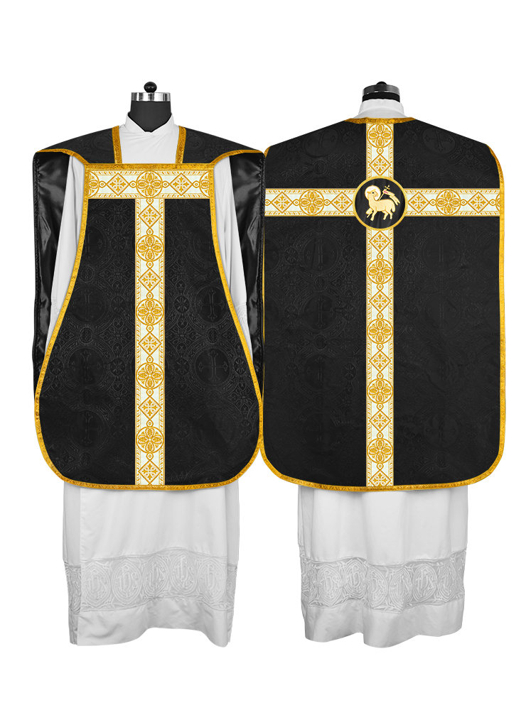 Fiddleback Vestment adorned with lace