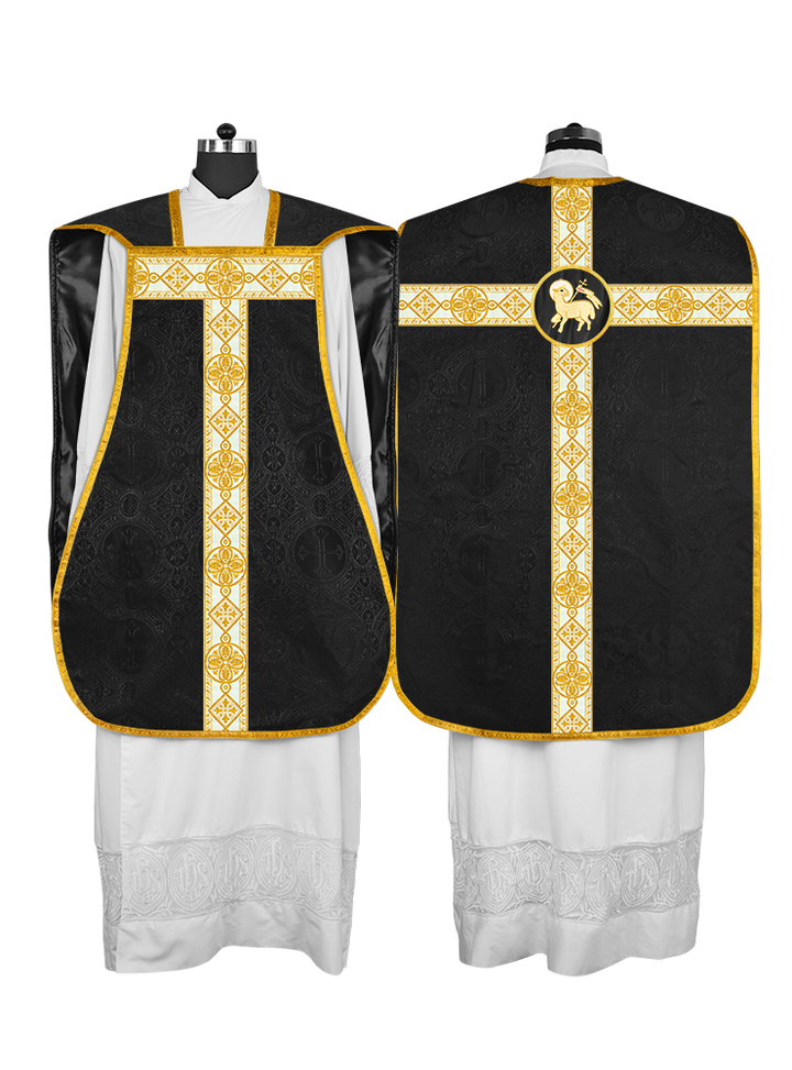 Fiddleback Vestment adorned with lace