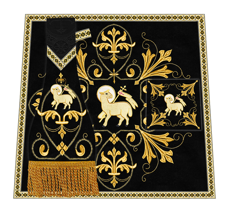 Spiritual Embroidery Mass Set Vestment