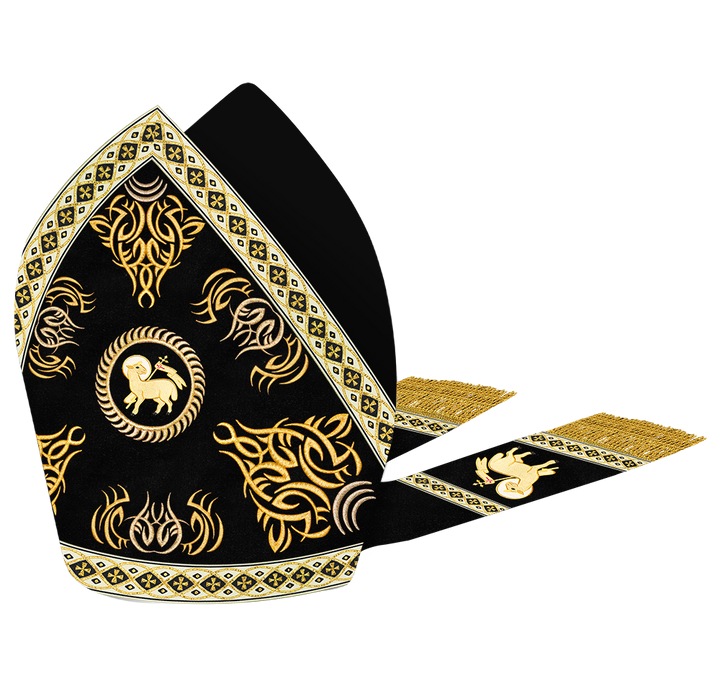 Mitre with Spiritual Motif and Trims