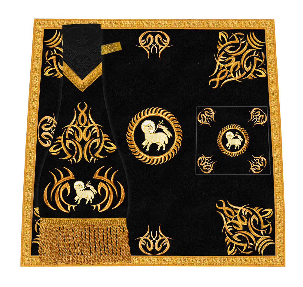 Marvelous mass set with Golden Embroidery - Angelic collection