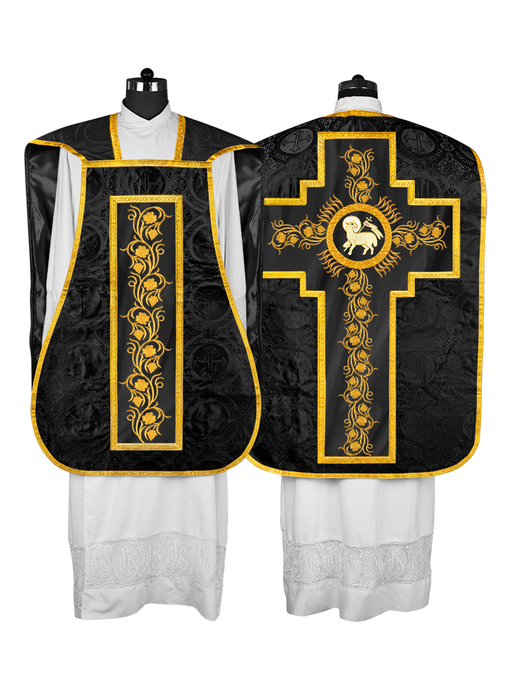 Catholic fiddleback chasuble vestment - Grapes collection