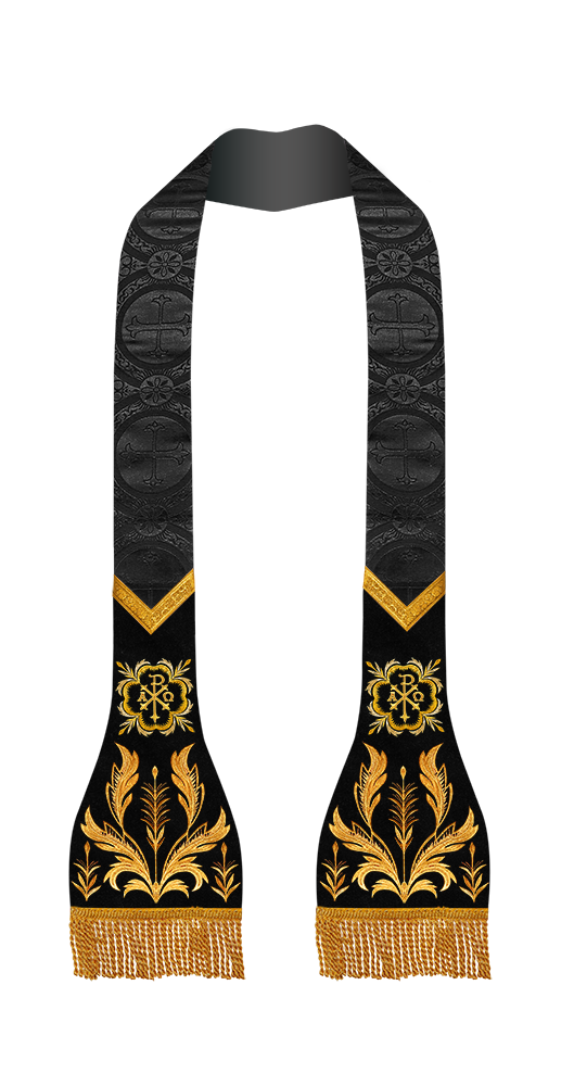 Elegant Roman stole - Sanctus collection