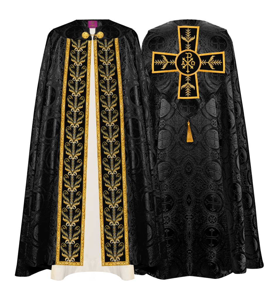 GOTHIC COPE WITH ENHANCED EMBROIDERY
