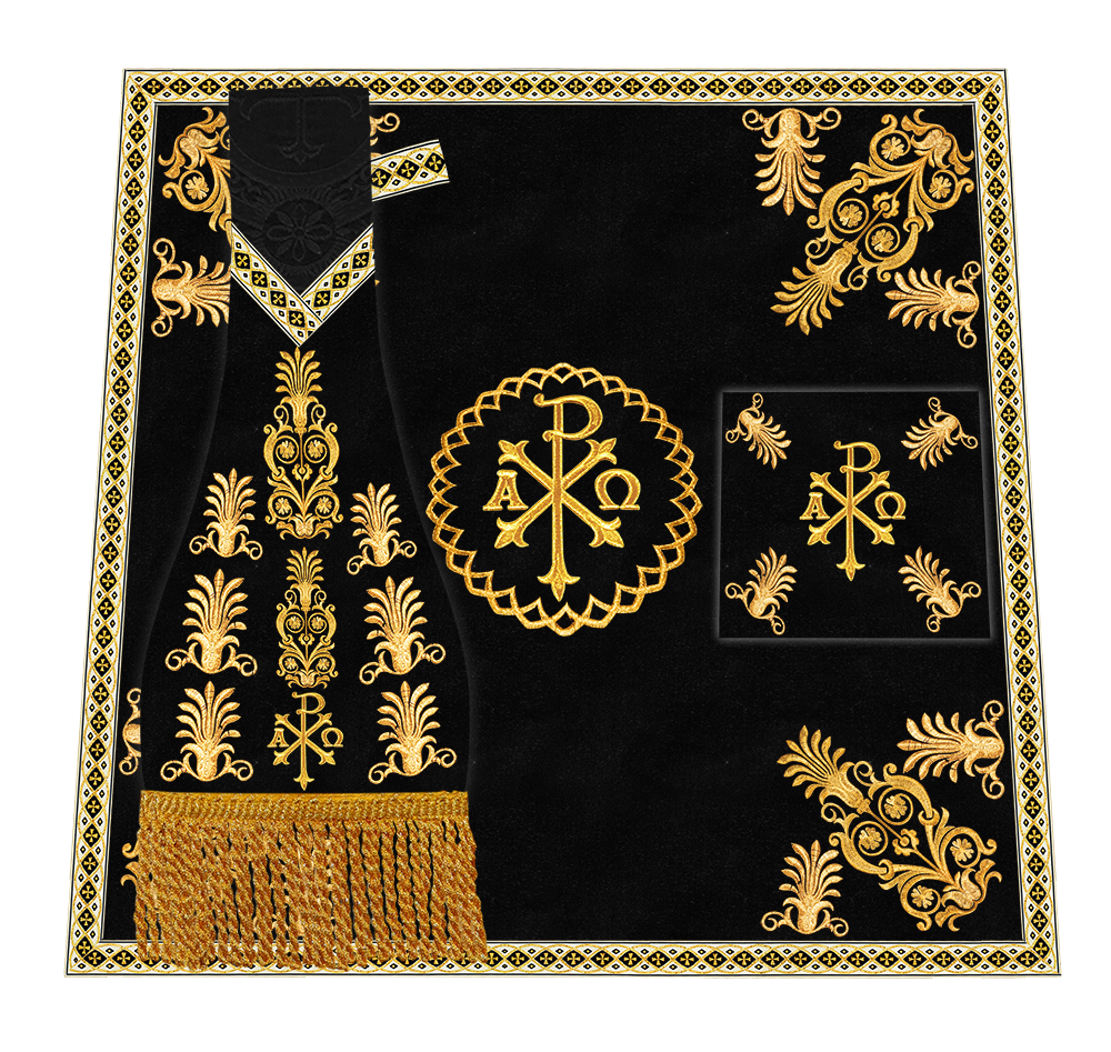 Embroidered Motif and Trims Mass Set