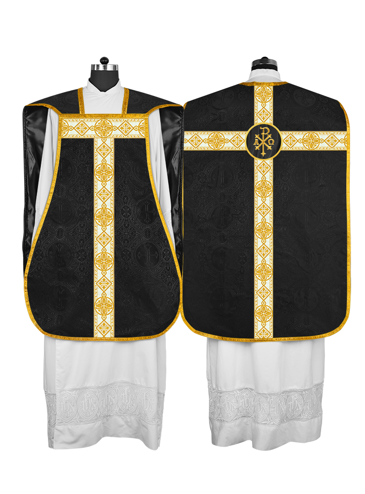 Fiddleback Vestment adorned with lace