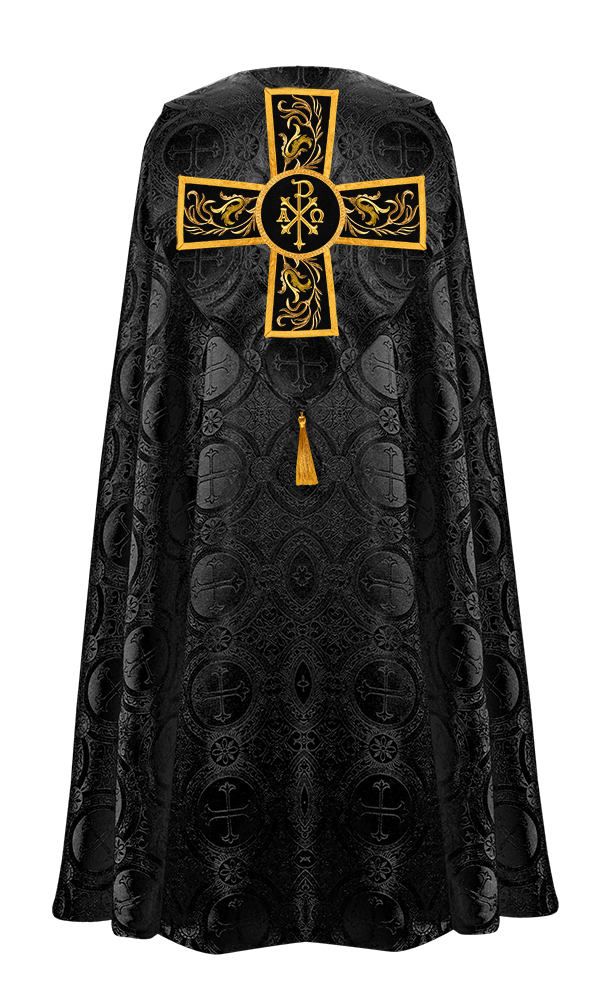 GOTHIC COPE EXECUTED WITH EMBROIDERED ORPHREY