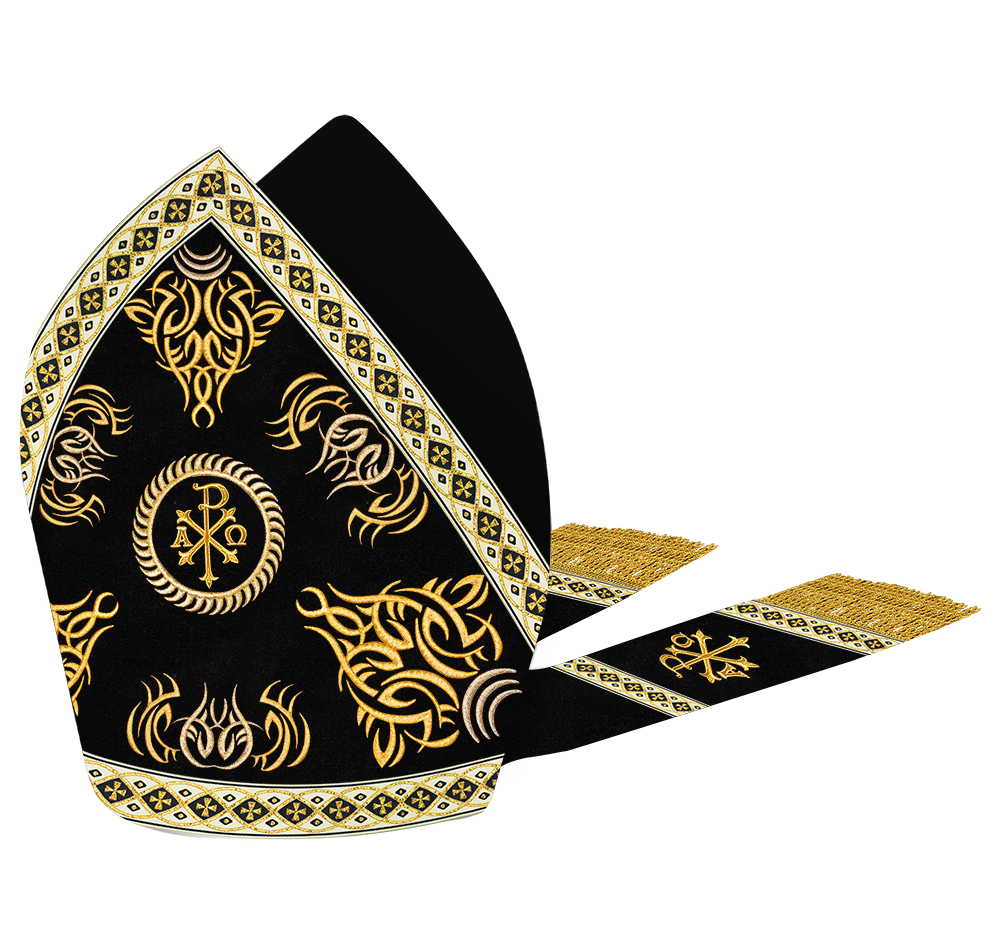 Mitre with Spiritual Motif and Trims